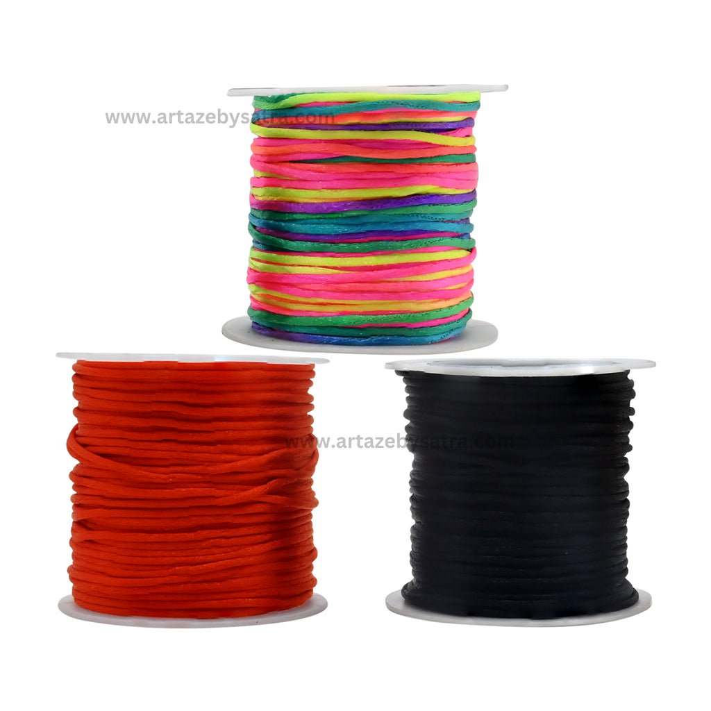 Crafts Silk Threads | Size : 1mm | 10mtr