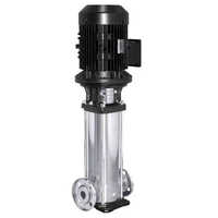Multistage High Pressure Pump - Color: Silver & Black