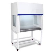 Vertical Laminar Air Flow - Ms Powder Coated, 2ft X 2ft X 2ft Size, 30kg Weight | Hepa Filter 99.97% Efficiency, Acrylic Tabletop, 12-month Warranty