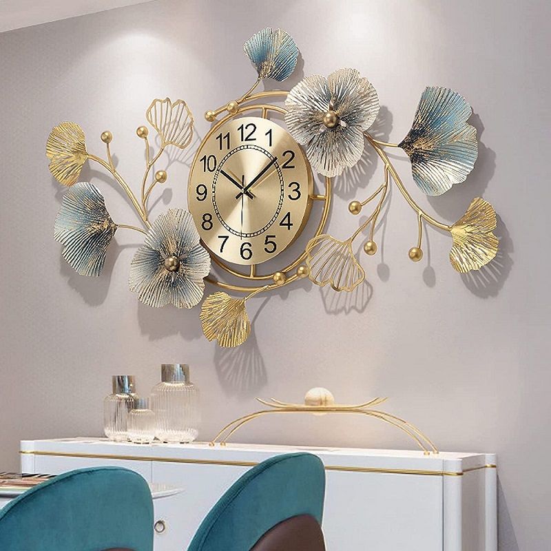 Designer Metal Wall Clock - Color: Multicolor