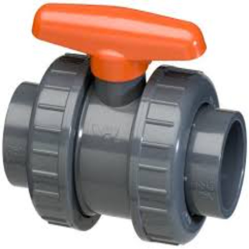 RPVC Double Union Ball Valve Plain (Premium)