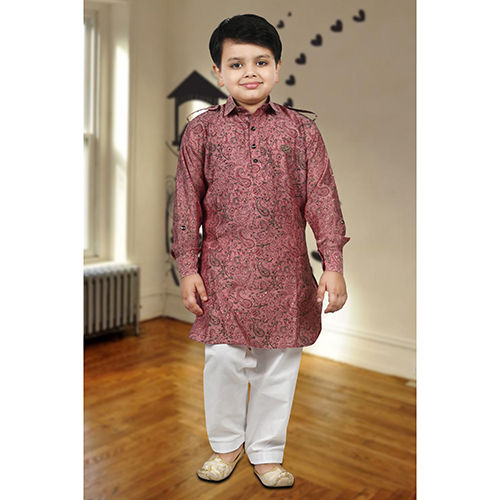 Designer Pathani Kurta Pajama Set - Age Group: 5 -6 Years And Above