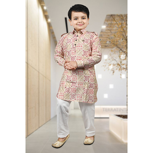 Fancy Pathani Kurta Pajama Set - Age Group: 5 -6 Years And Above