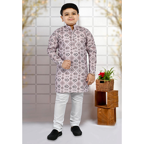 Rayon Party Wear Kurta Pajama Set