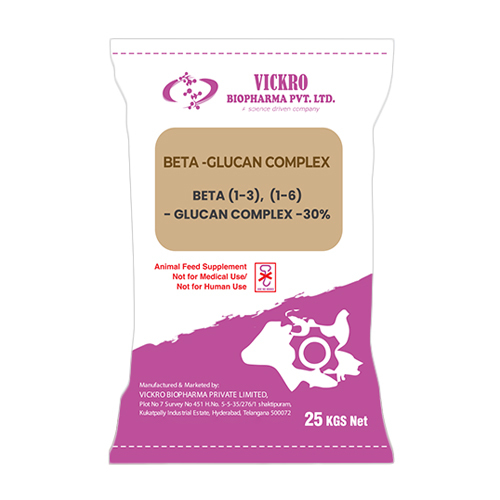 Beta-Glucan Complex Animal Feed Supplement