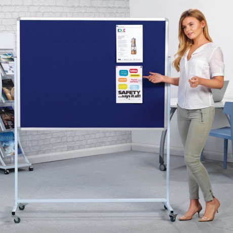 Notice Board With Movable Stand