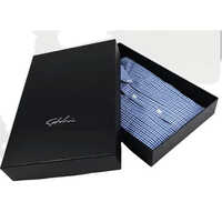 Custom Biodegradable Paper Shipping Packaging Box - Color: Black