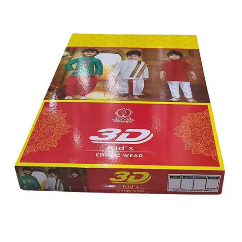 Color Printing Folding Children Kids Dress Packaging Paper Box