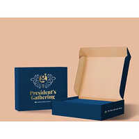 Printing Kraft Paper Mailer Boxes - Color: Blue