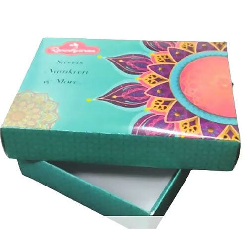 handmade Folding Flat Cardboard Sweet Shipping Box packaging boxes