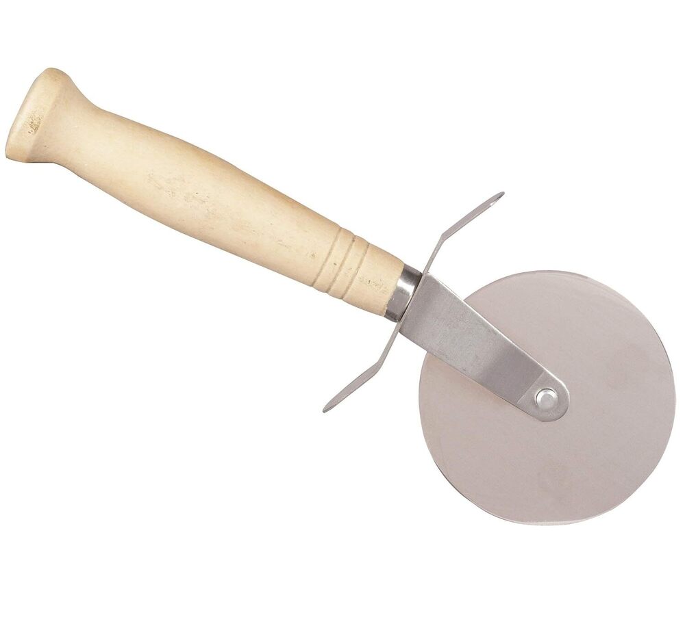 CherryBox Pizza Cutter with Wooden Handle Pizza Cutter 6.5 cm