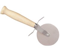 CherryBox Pizza Cutter with Wooden Handle Pizza Cutter 6.5 cm