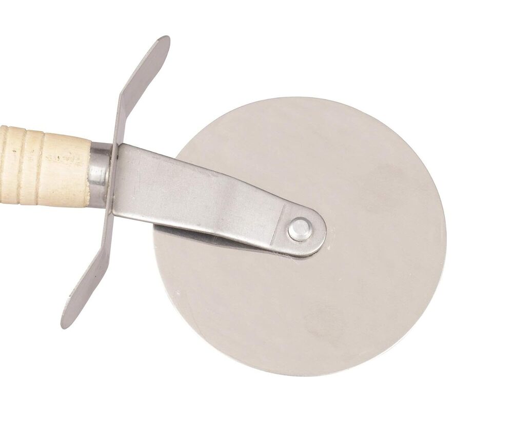 CherryBox Pizza Cutter with Wooden Handle Pizza Cutter 6.5 cm