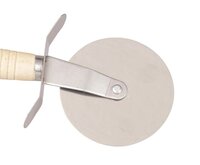 CherryBox Pizza Cutter with Wooden Handle Pizza Cutter 6.5 cm