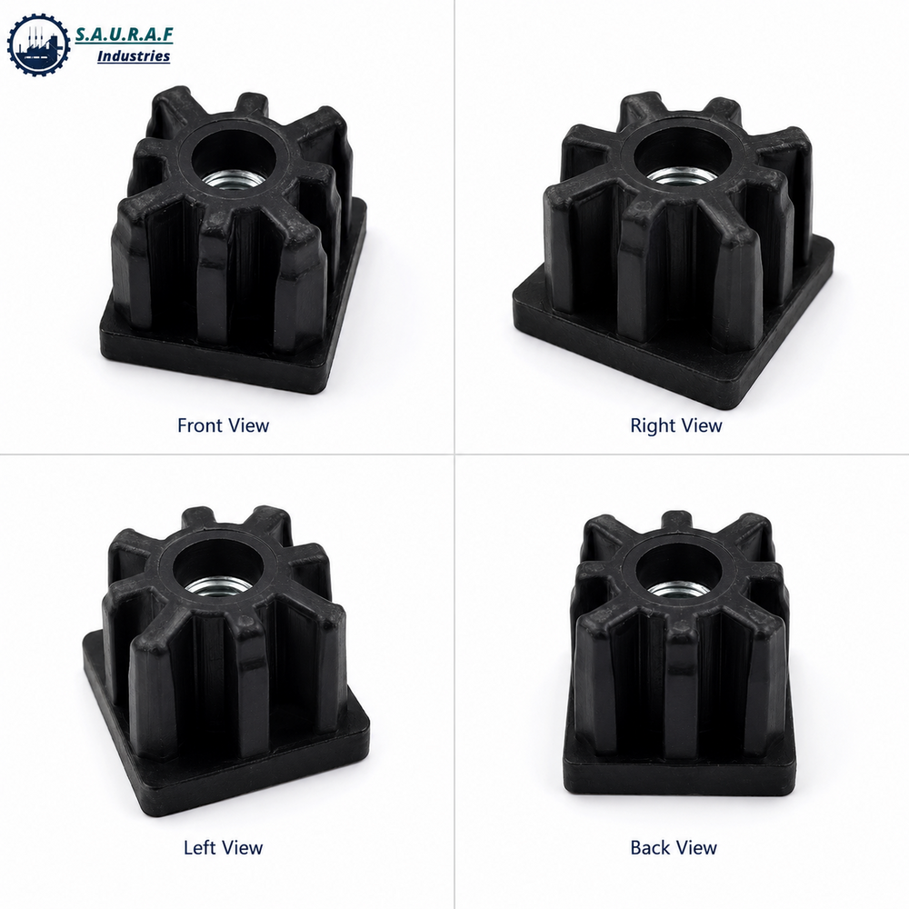 Plastic Conveyor Clamp - Color: Black