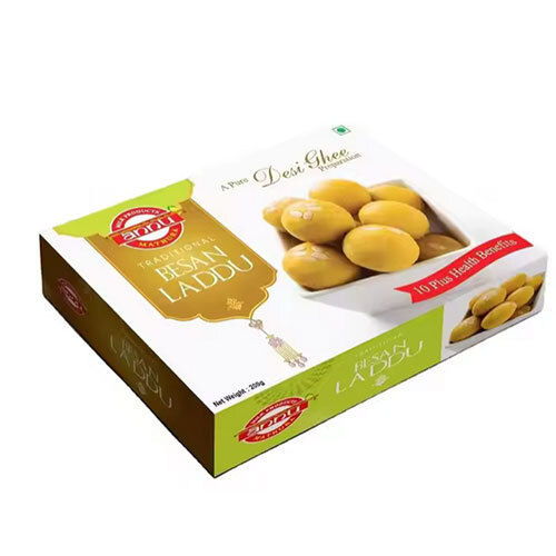 Eco-Friendly Custom Logo Folded Card Paper laddu packaging Box