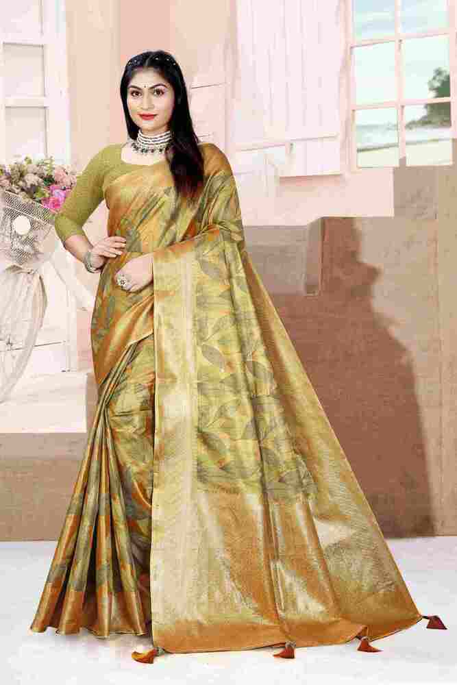 Parvati Multicolor Rapier Silk Saree -25930