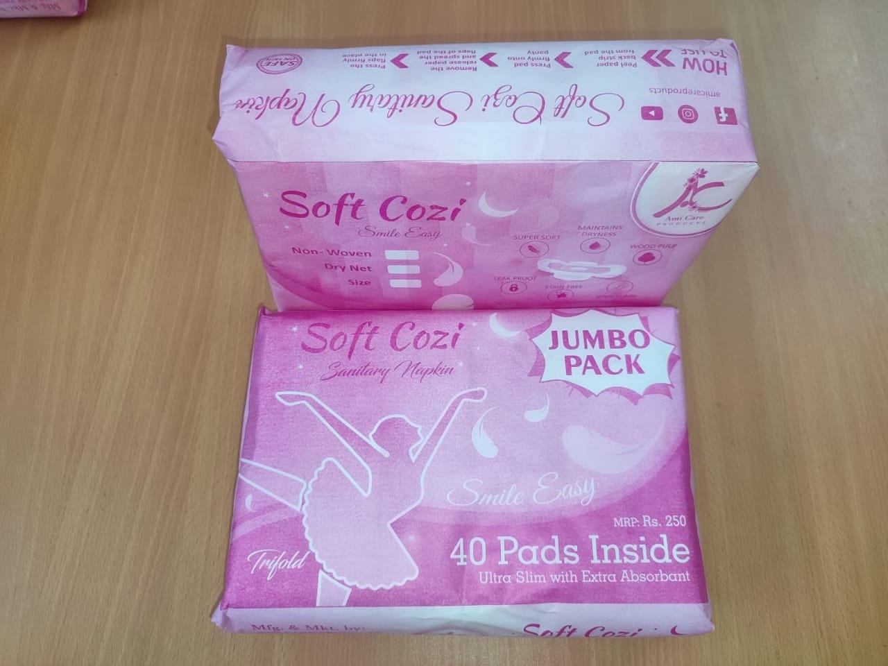 ANION CHIP SANITARY NAPKIN TRIFOLD 40 PIECES PACKET 