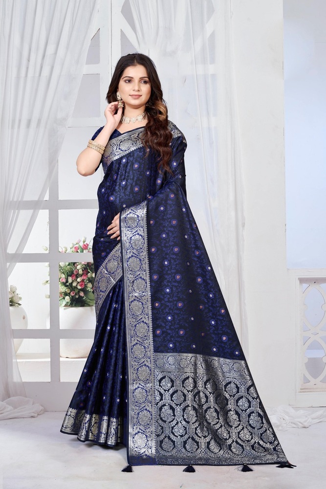 Parvati Multicolor Rapier Silk Saree -25933