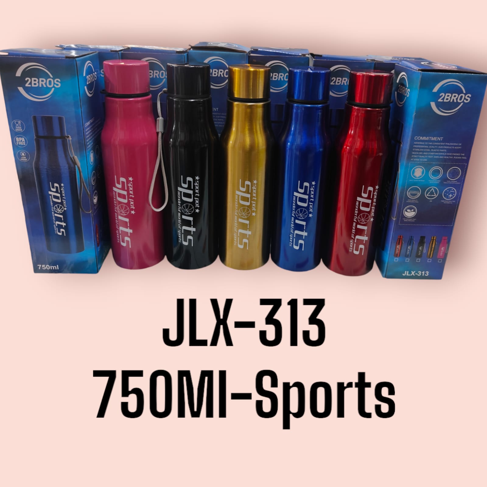 Stainless Steel Color Water Bottle