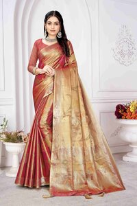 Parvati Multicolor Rapier Silk Saree -25917