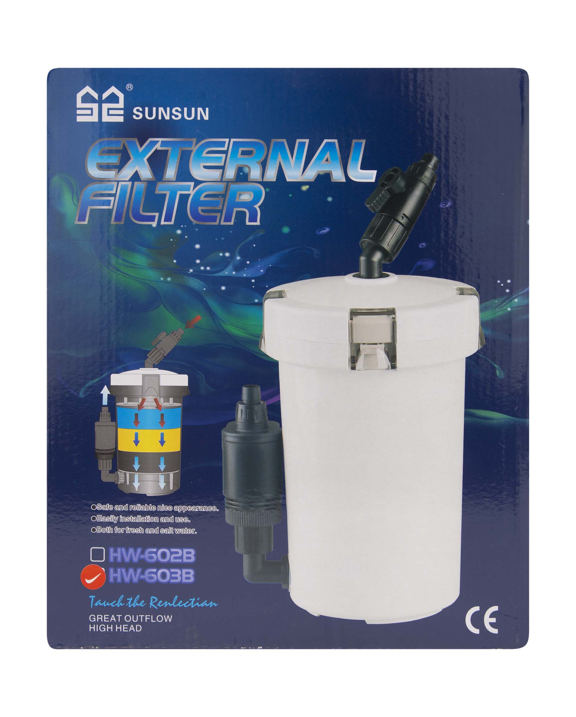 HW 603B 6W 400l/h External Filter Sunsun