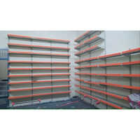 Rectangular Wall Display Racks - Color: White