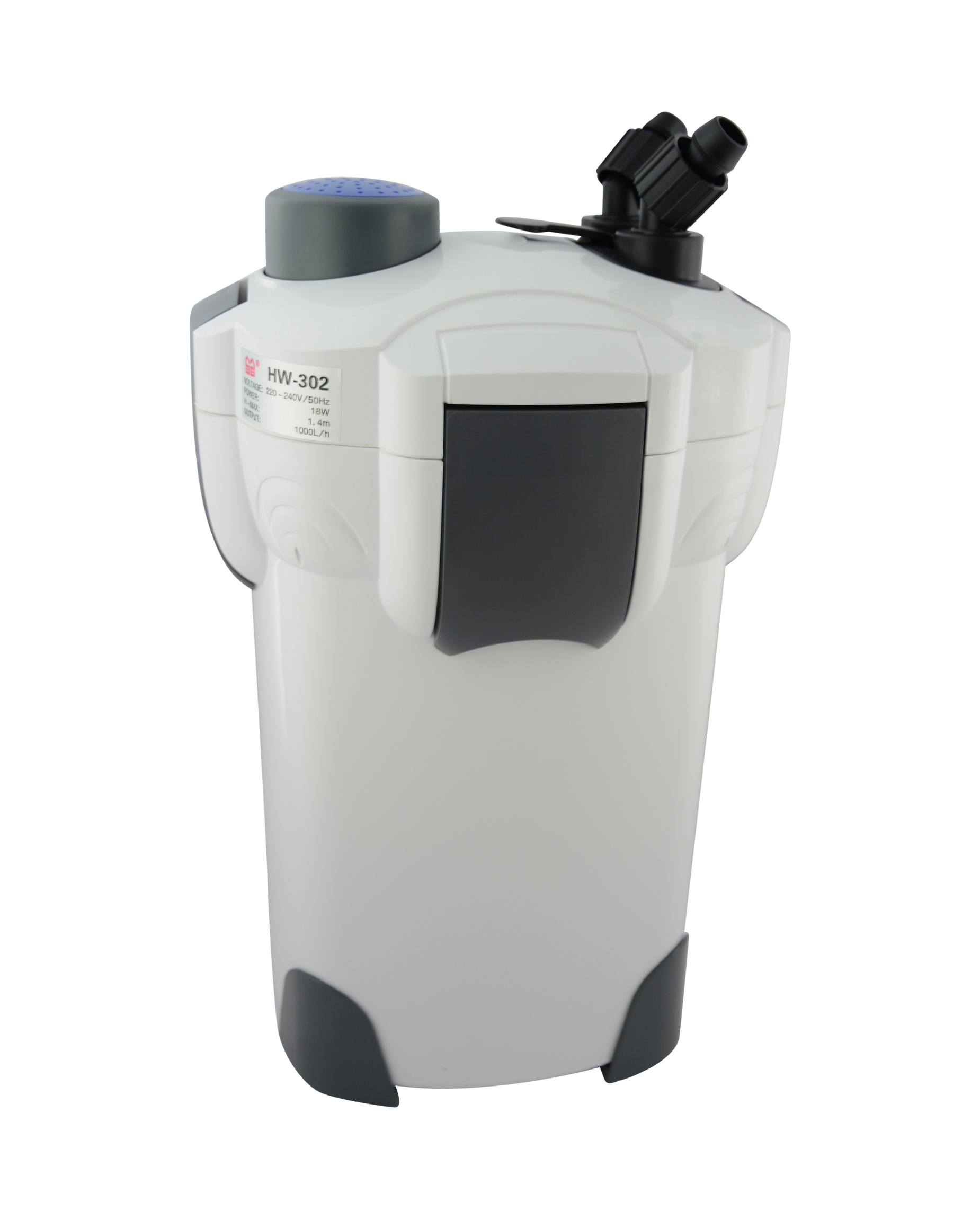 Hw 302 External Filter 18w 1000l/h Sunsun - Color: White & Gray