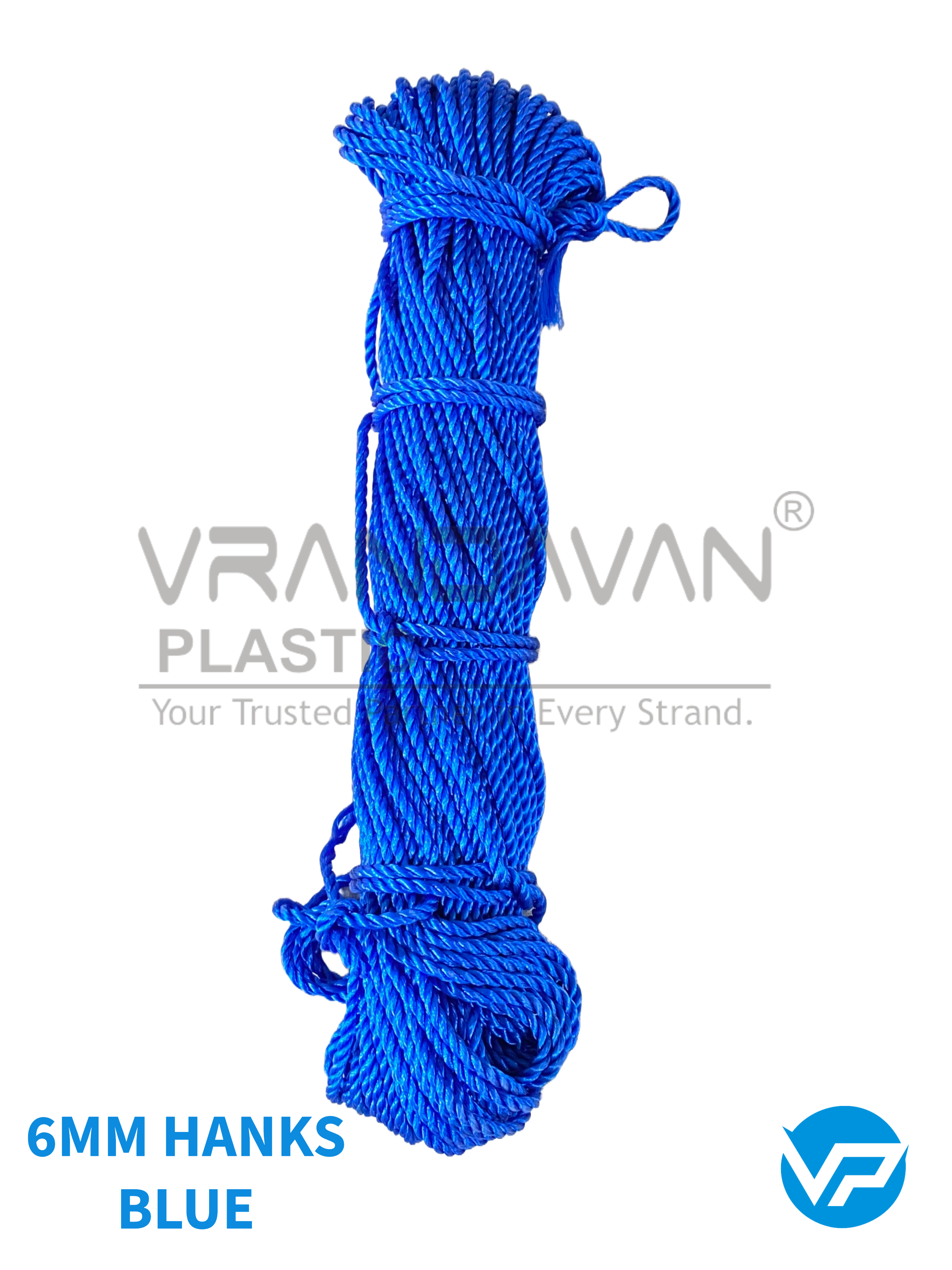 NYLON ROPES 6MM HANKS FOR MARINE APPLICATION