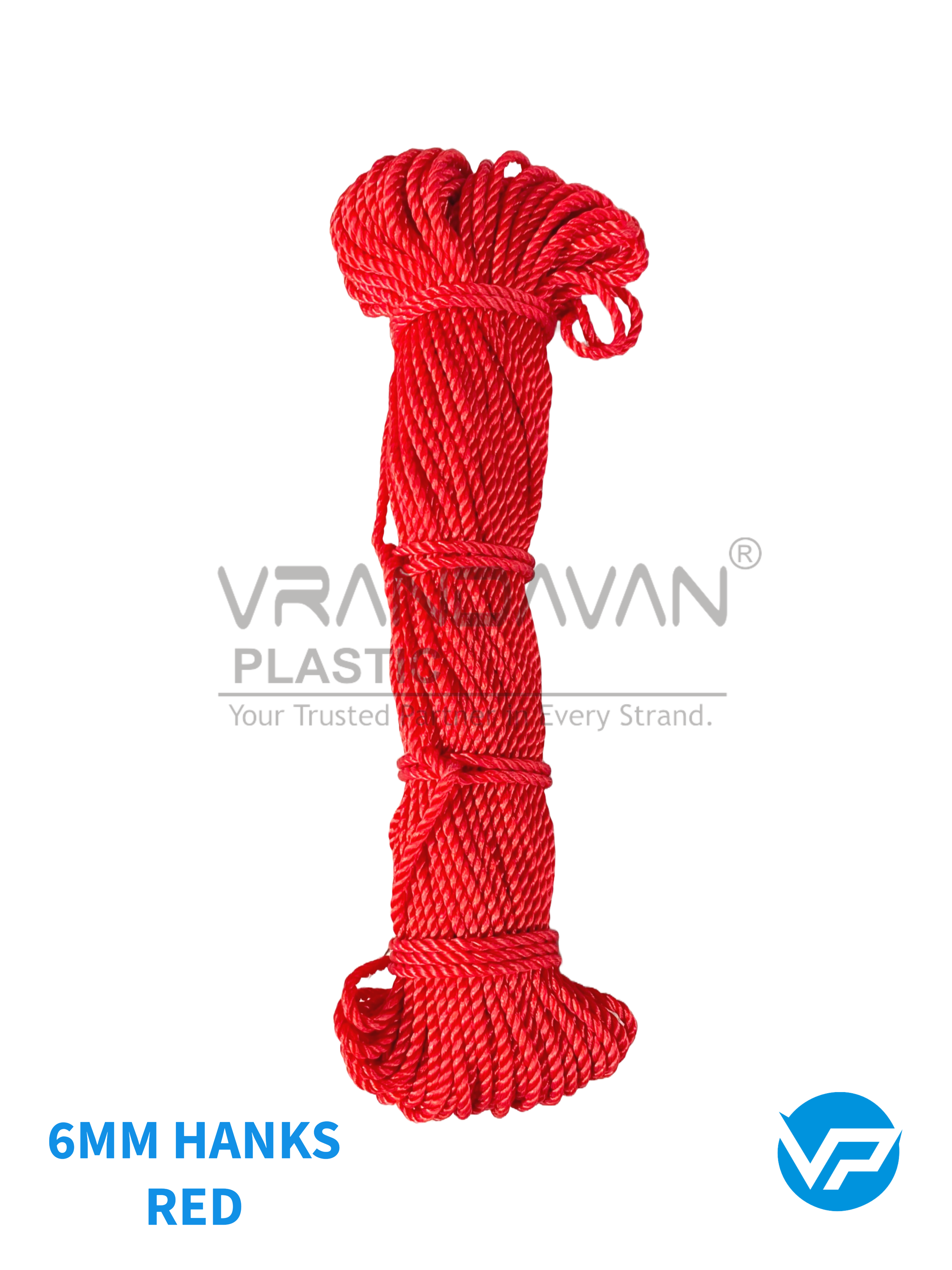 NYLON ROPES 6MM HANKS FOR MARINE APPLICATION