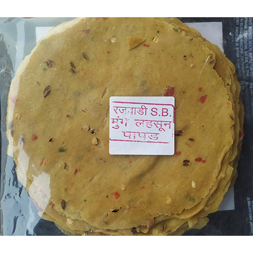 Moong Lahsun Papad