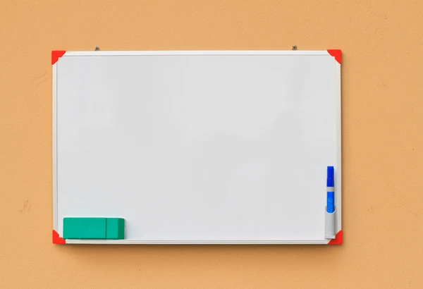non magnetic white board