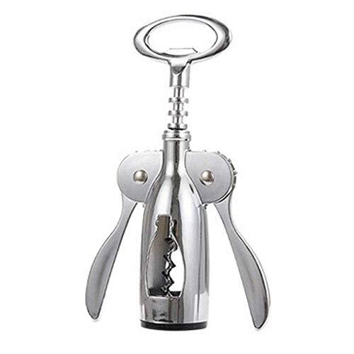 CherryBox Bottle Corkscrew Opener - Stainless Steel - Spiral Drill | Color : Silver