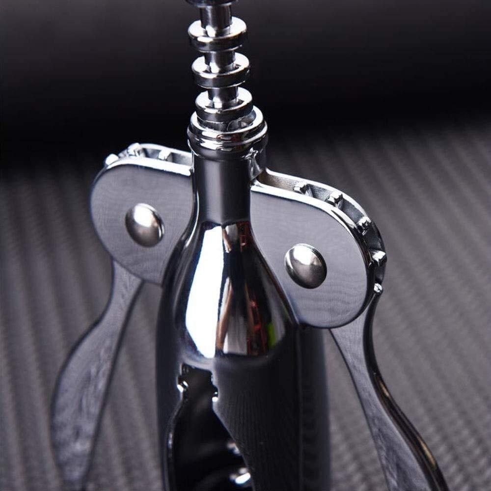 CherryBox Bottle Corkscrew Opener - Stainless Steel - Spiral Drill | Color : Silver