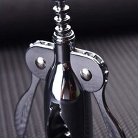 CherryBox Bottle Corkscrew Opener - Stainless Steel - Spiral Drill | Color : Silver