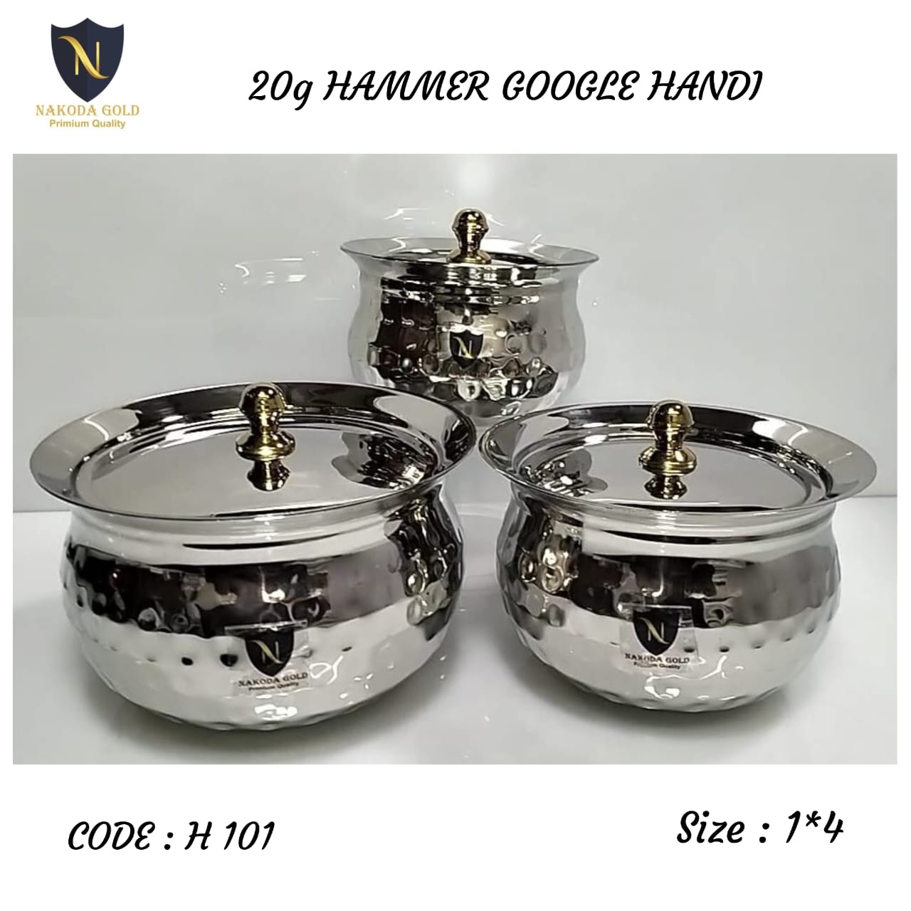 Stainless Steel Handi - Color: Silver