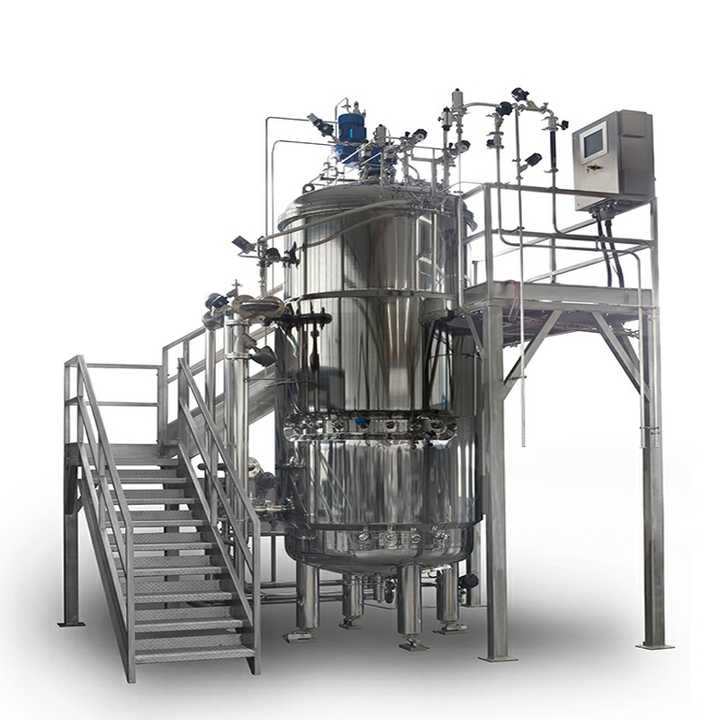 Stainless Steel Chemical Machinery Cosmetic Stainless Steel Liquid Mixing Tank Agitator Chemical Reactor - Feature: High Speed