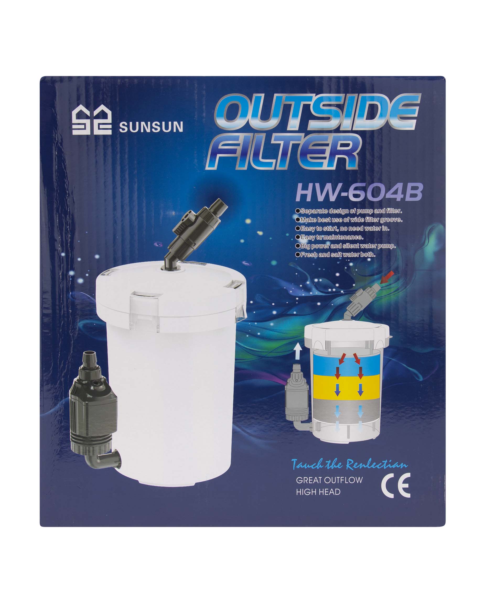 HW 604B 14W 800l/h Sunsun External Filter Sunsun