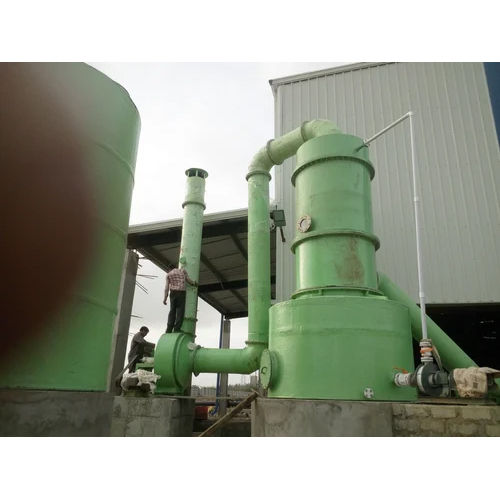 Fume Extraction Pp Frp Scrubber - Color: Green