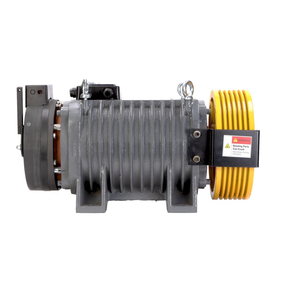 Gearless Elevator Motors - Color: Yellow Blue