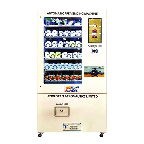 Automatic Industrial Ppe Vending Machine (Aivm-38Sr) - Color: Half-White