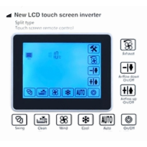 Split Type Touch Sceen Remote Control VFD