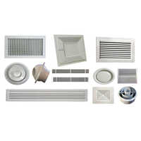 Dust Air Grill (ms, Aluminium) - Color: White