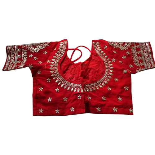 Ladies Vichitra Back Hook Blouse