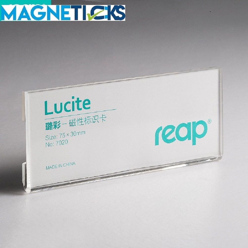 75 x 30mm Transparent Reap Badge (No Pin / No Magnet)