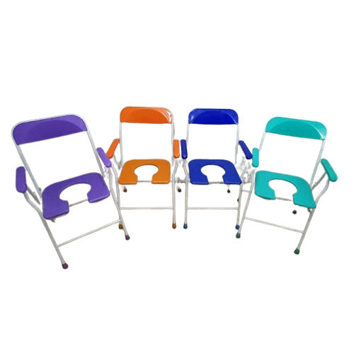 Foldable Commode Chair - Color: Multicolor