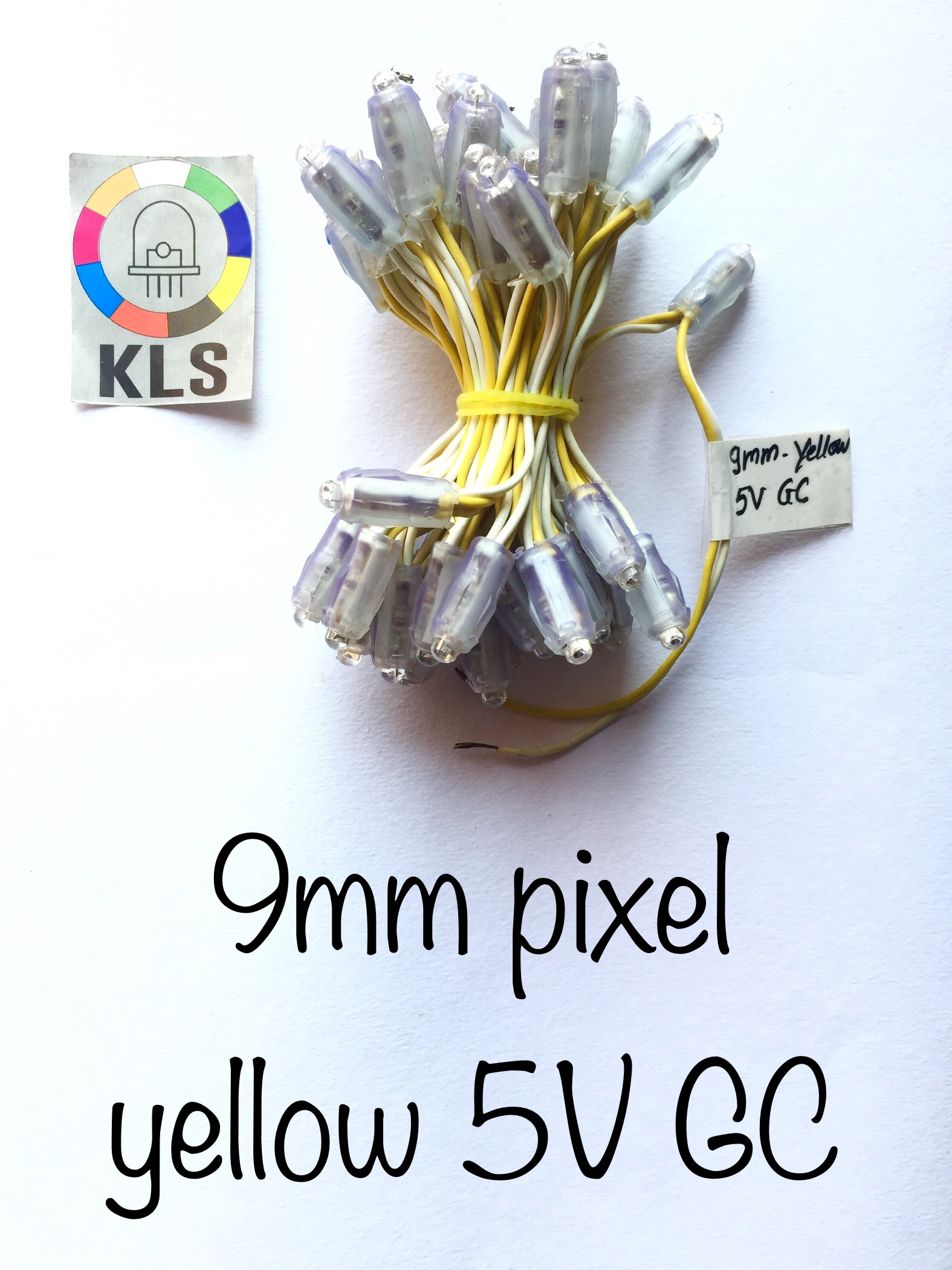 9Mm Pixel Led - Color: Red / Gree /  Blue / White/Yellow