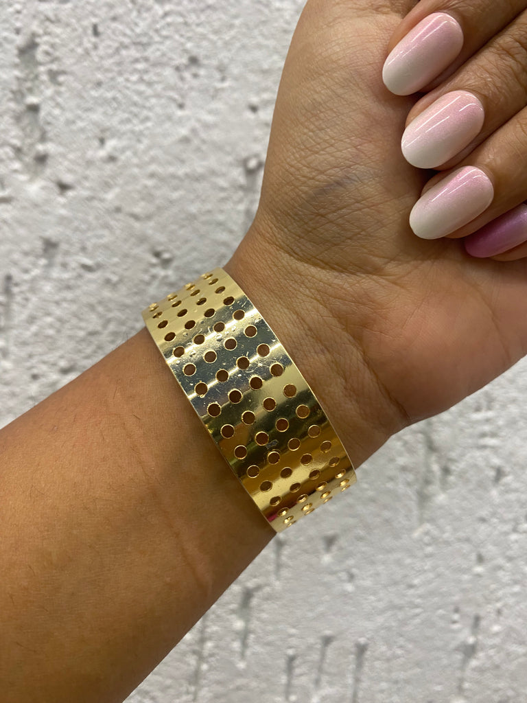 Adjustable Kada | 1pc | K97 - Golden Silver Mehendi Design , Adjustable Fit For Comfort And Versatility In Traditional And Contemporary Styles