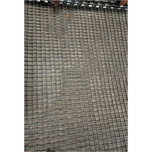 Metallic Wire Mesh Conveyor Belt - Color: Silver