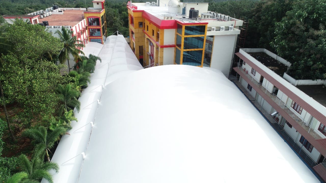 Tensile Roofing Structure - Multicolor Design, Versatile Appearance For Building Structures | Customizable Arching Solutions, Creative Architectural Features